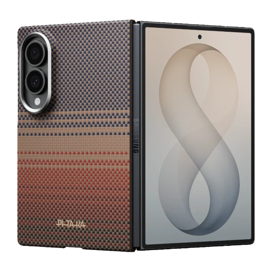 Арамидный чехол MagSafe PITAKA Sunset · Moonrise Edge Case для Samsung Galaxy Z Fold8